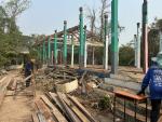 การดำเนินการรื้อถอนอาคารภายในพื้นที่ราชพัสดุ รร.บ้านไผ่ล้อมส